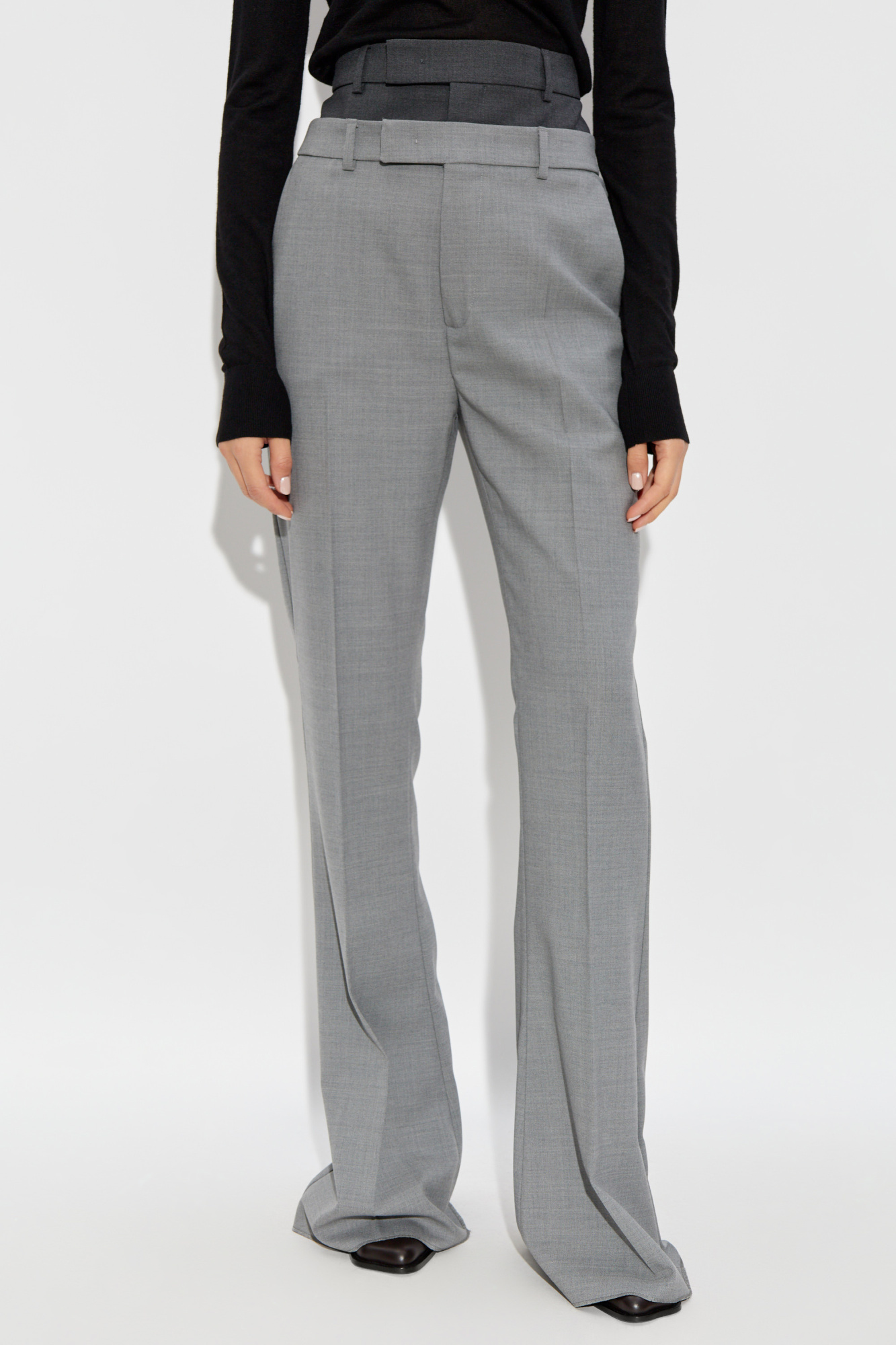 パンツ SPORTMAX Woman Pants Grey 2422136033600 002 Grey Pants Lince Sportmax - Vitkac AS
